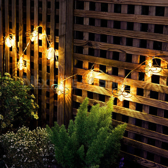 5.24ft Metal Bee String Light