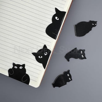 6 Pcs -  Magnetic Cat Bookmark