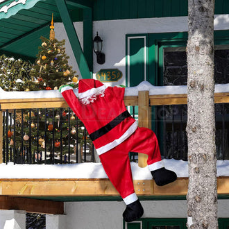 67 inch Christmas Climbing Santa Claus Decoration