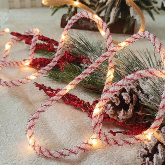 6.56 ft Festive LED Candy Rope Lights