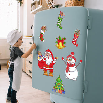 7 Pcs Christmas Refrigerator Magnets Set