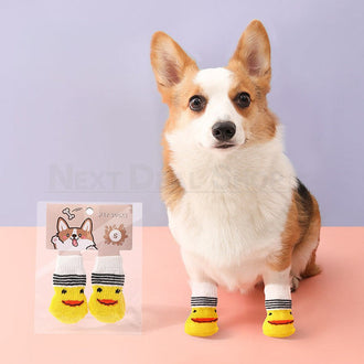 8 Pcs - Anti-slip Pet Socks