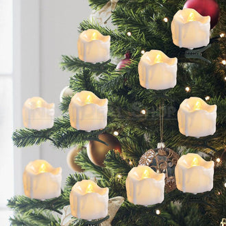 9 Pcs Flameless LED Christmas Tree Candle with Clip