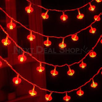 9.84ft 20 LEDs Festive Mini Lantern String Lights