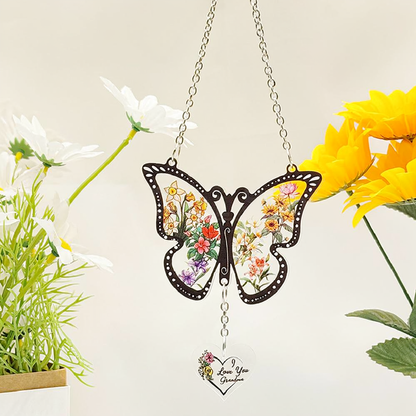 Acrylic Butterfly Hanging Ornament - Home Window Patio Yard Indoor Outdoor Hanging Decor