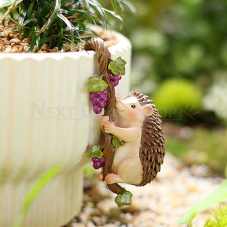 Adorable Hedgehog Planter Pot Hugger