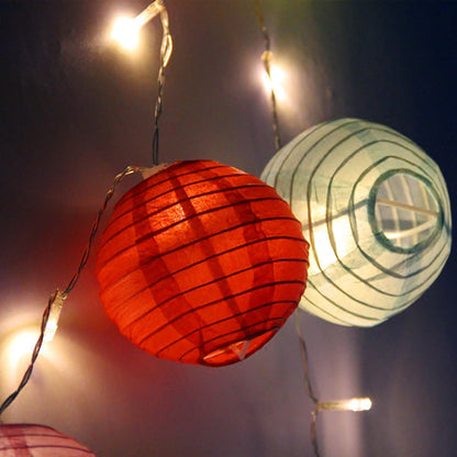 9.84ft 20 LEDs Colorful Lantern String Light-Next Deal Shop-Next Deal Shop