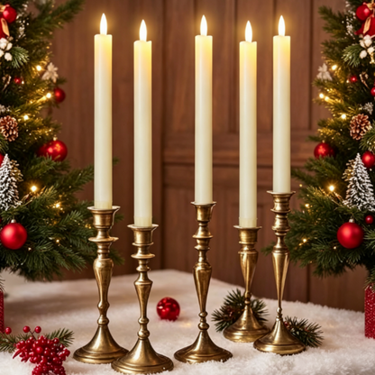 Battery-Powered Flameless LED Candle with Remote Control - 6 Pack, Table & Mantel Decor