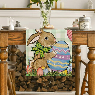 Bunny & Easter Egg Table Runner
