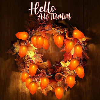 Charming 3D Acorn String Lights