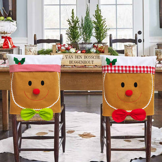 Christmas Gingerbread Chair Cover