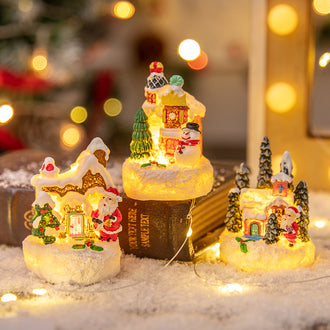 Christmas LED Winter Cottage Decoration