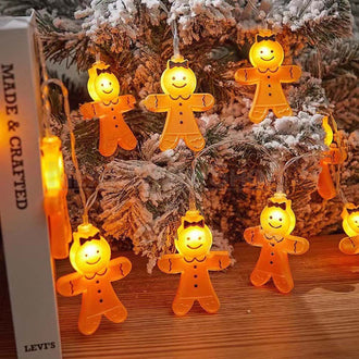 Christmas Led Gingerbread String Light