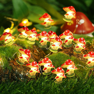 Christmas Led Mushroom Fairy Light