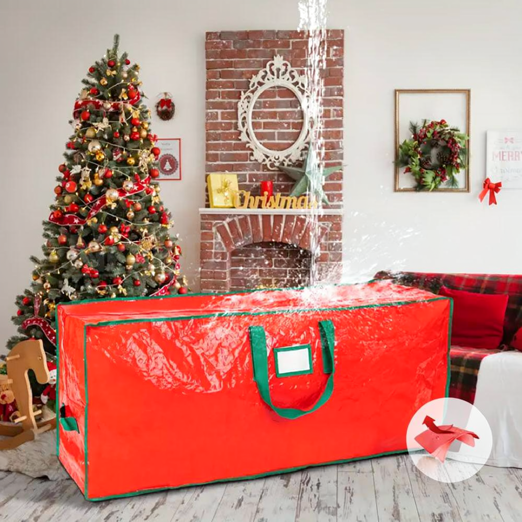 Christmas Tree Storage Bag - Xmas Seasonal Holiday Storage Organizer Accessory