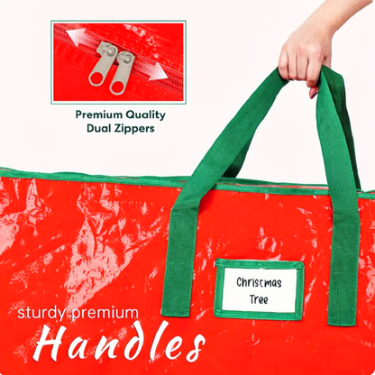 Christmas Tree Storage Bag - Xmas Seasonal Holiday Storage Organizer Accessory