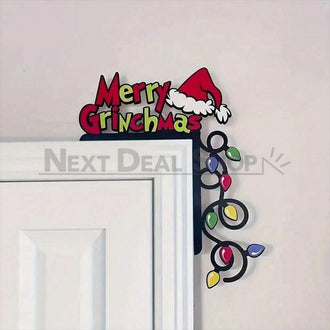 Christmas Wooden Door Frame Decoration