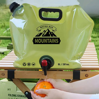 Collapsible Water Storage Container Bag with Spigot