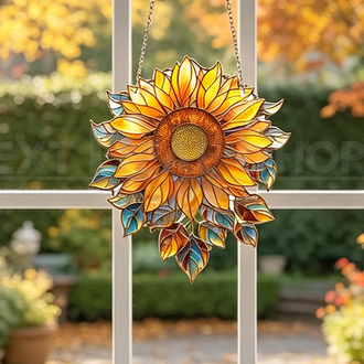 Colorful Sunflower Hanging Decor