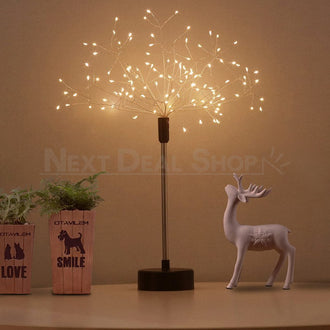 Copper Wire LED Tree Light