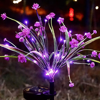Decorative Solar Powered Flower Stake Light