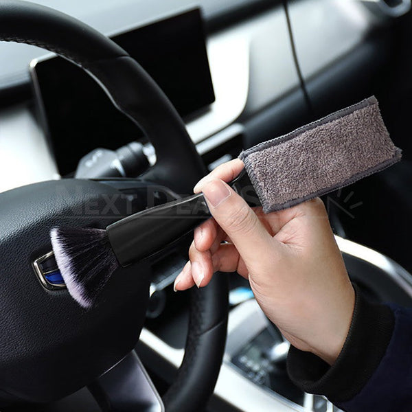 Dual Head Car Interior Detailing Brush