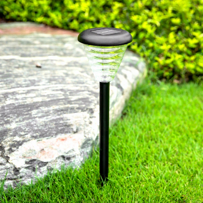Dual Mode Solar Powered Decorative Path Light - 2 Pack, Weatherproof Yard Lawn Garden Pathway Outdoor Landscape Walkway Decor Lighting