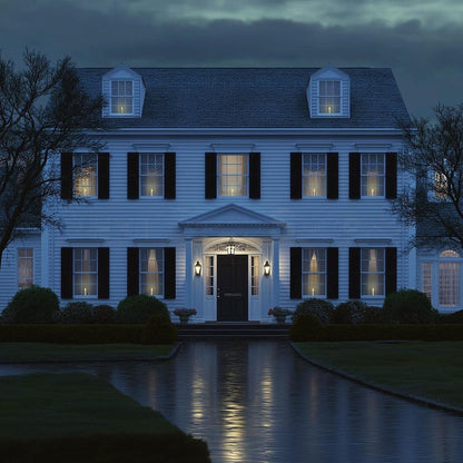 Dusk to Dawn Auto On LED Window Candles -  6 Pack, Window Holiday Accent Lighting