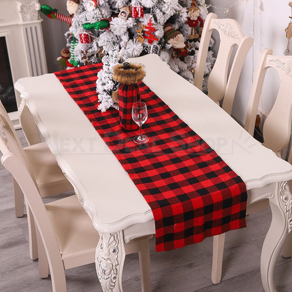 Festive Buffalo Check Table Runner Next Deal Shop