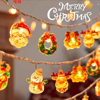 Festive Christmas LED String Lights