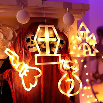 Festive Halloween LED Window Light