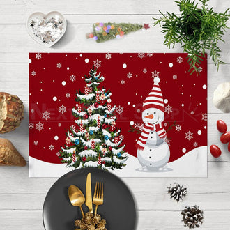 Festive Snowman Placemat (Set of 4)