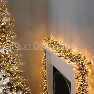 Festive Solar-Powered Firecracker LED String Lights