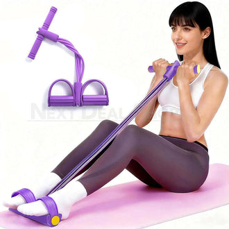 Fitness Resistance Bands with Handles & Ankle Straps