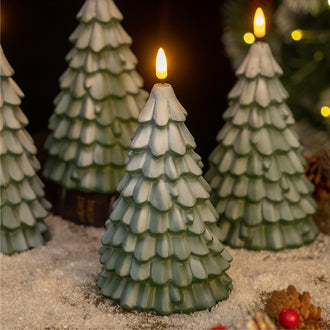 Flameless LED Christmas Tree Candle Light