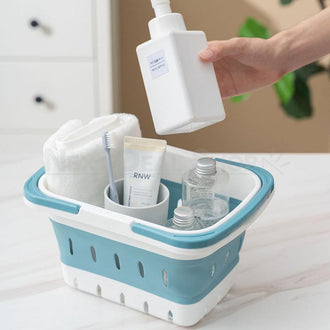 Foldable Shower Caddy with Handle