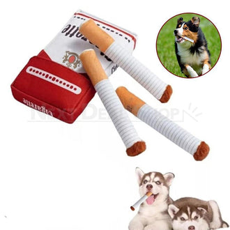 Funny Giggle Cigarette Dog Toy Set