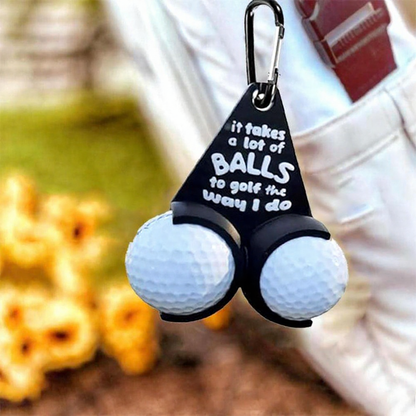 Funny Golf Ball Holder - Novelty Golf Accessory Decor