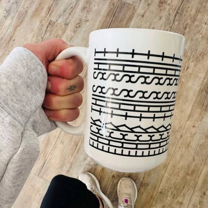 Funny Hidden Message Ceramic Coffee Mug  -  Home Kitchen Drinkware