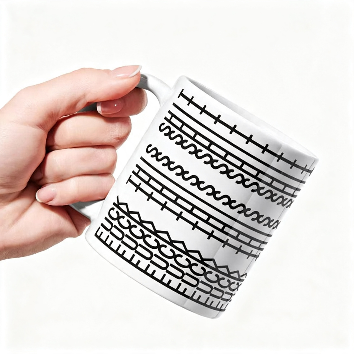 Funny Hidden Message Ceramic Coffee Mug  -  Home Kitchen Drinkware