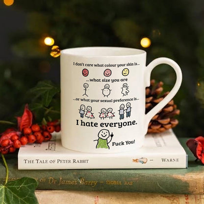 Funny Humorous Ceramic Coffee Mug ‑ Home Office Daily Drinkware Gag Gift