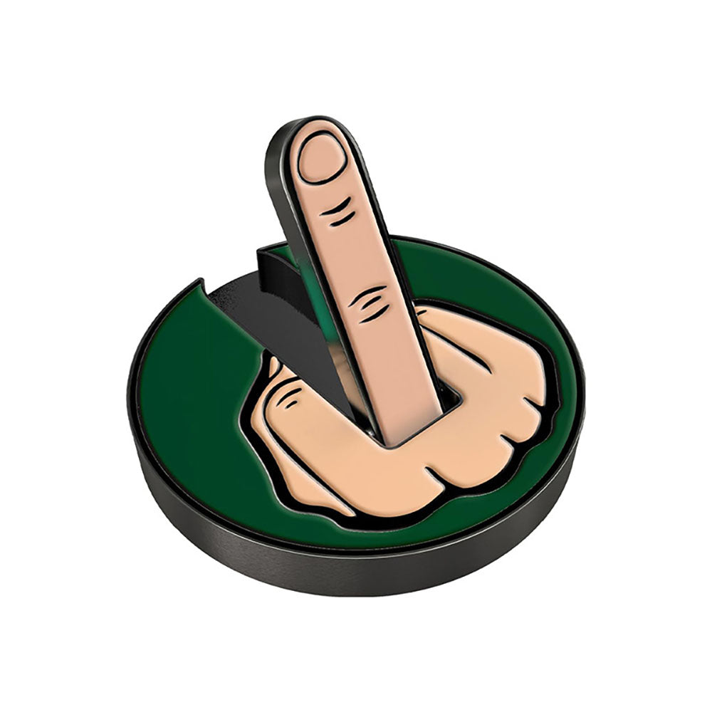 Funny Middle Finger Golf Ball Marker with Magnetic Hat Clip‑Golf Accessory - Sports Gift for Golfer