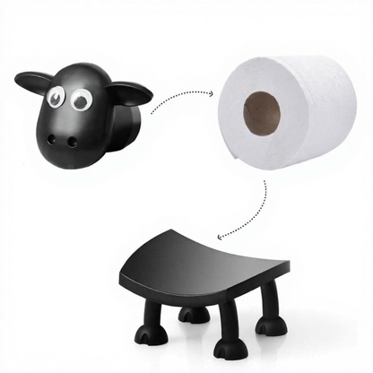 Funny Novelty Sheep Toilet Roll Holder - Bathroom Household Decor