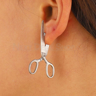 Funny Scissor Earrings