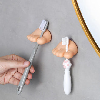 Funny Toe Toothbrush Holder