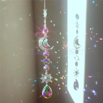 Galaxy Crystal Hanging Suncatcher