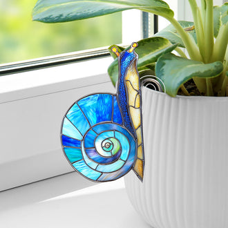 Garden Snail Flower Pot Decor