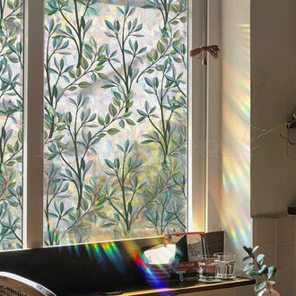Green Vine Decorative Window Film