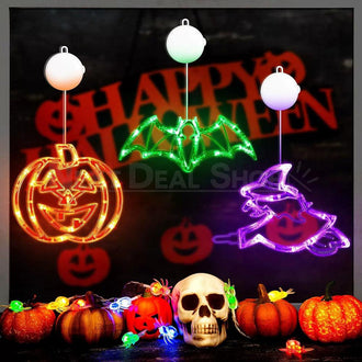 Halloween LED Window Light with Suction Cup