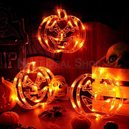 Halloween LED Window Light with Suction Cup-Pumpkin-View 3-Next Deal Shop